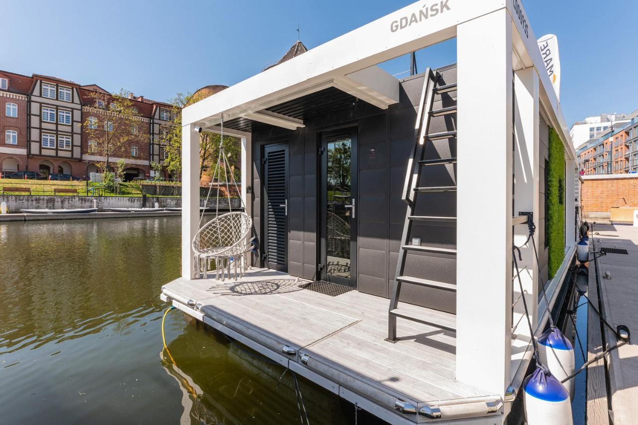 Domy Na Wodzie - La Mare Motlava Houseboats With Sauna By Downtown Apartments Gdańsk Exteriör bild