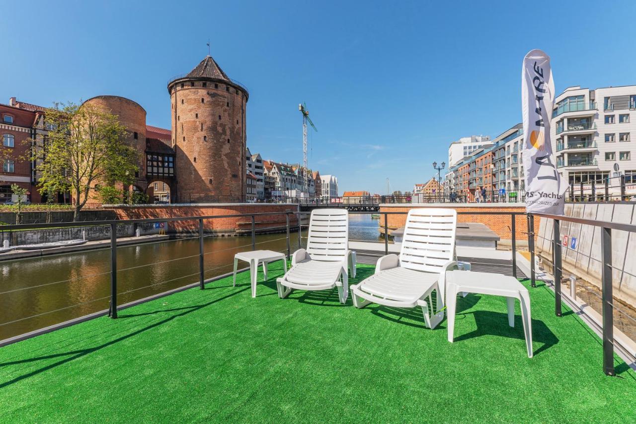 Domy Na Wodzie - La Mare Motlava Houseboats With Sauna By Downtown Apartments Gdańsk Exteriör bild