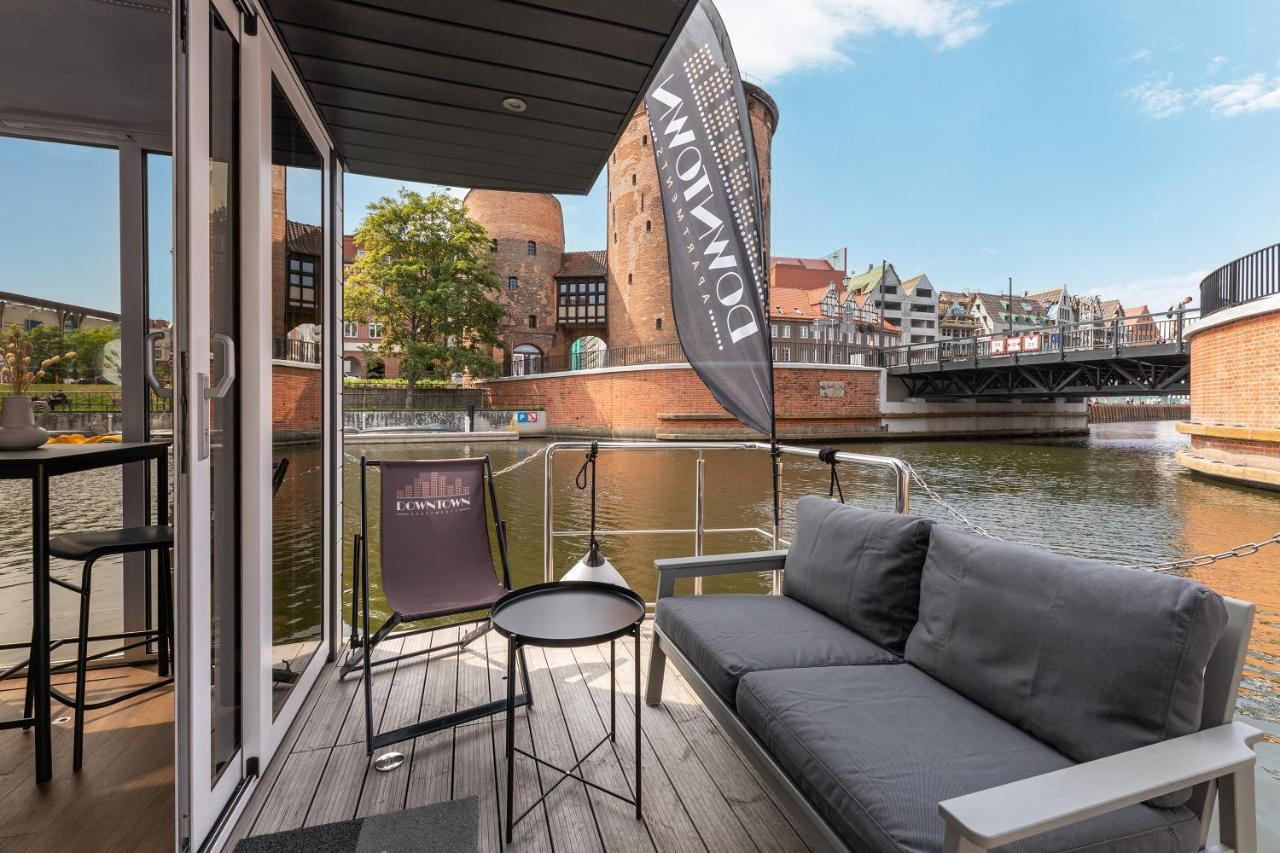 Domy Na Wodzie - La Mare Motlava Houseboats With Sauna By Downtown Apartments Gdańsk Exteriör bild