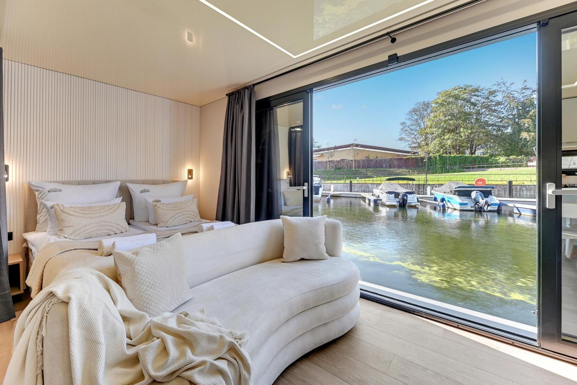 Domy Na Wodzie - La Mare Motlava Houseboats With Sauna By Downtown Apartments Gdańsk Exteriör bild