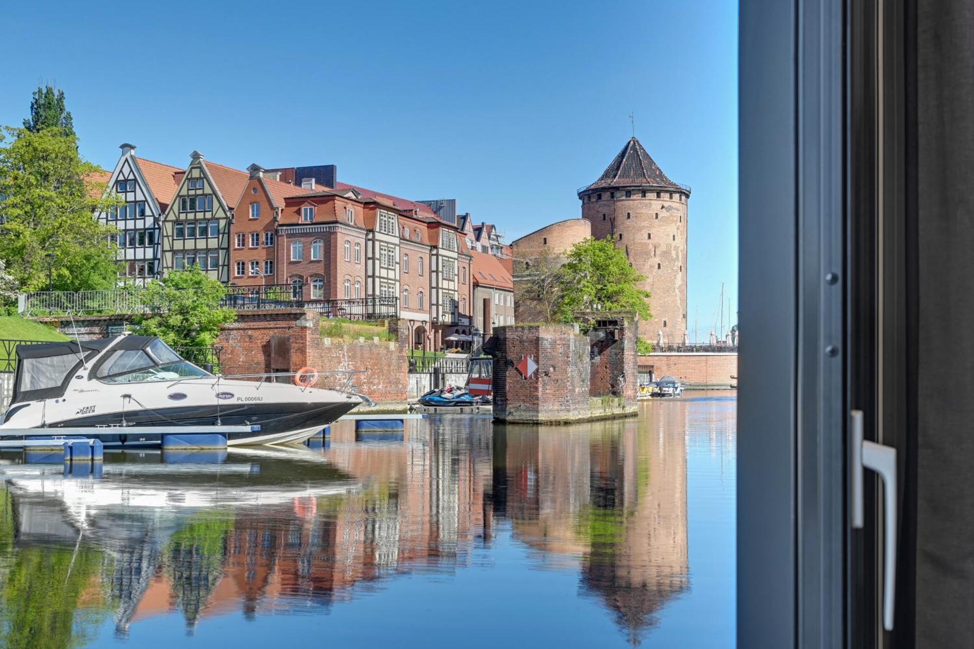Domy Na Wodzie - La Mare Motlava Houseboats With Sauna By Downtown Apartments Gdańsk Rum bild