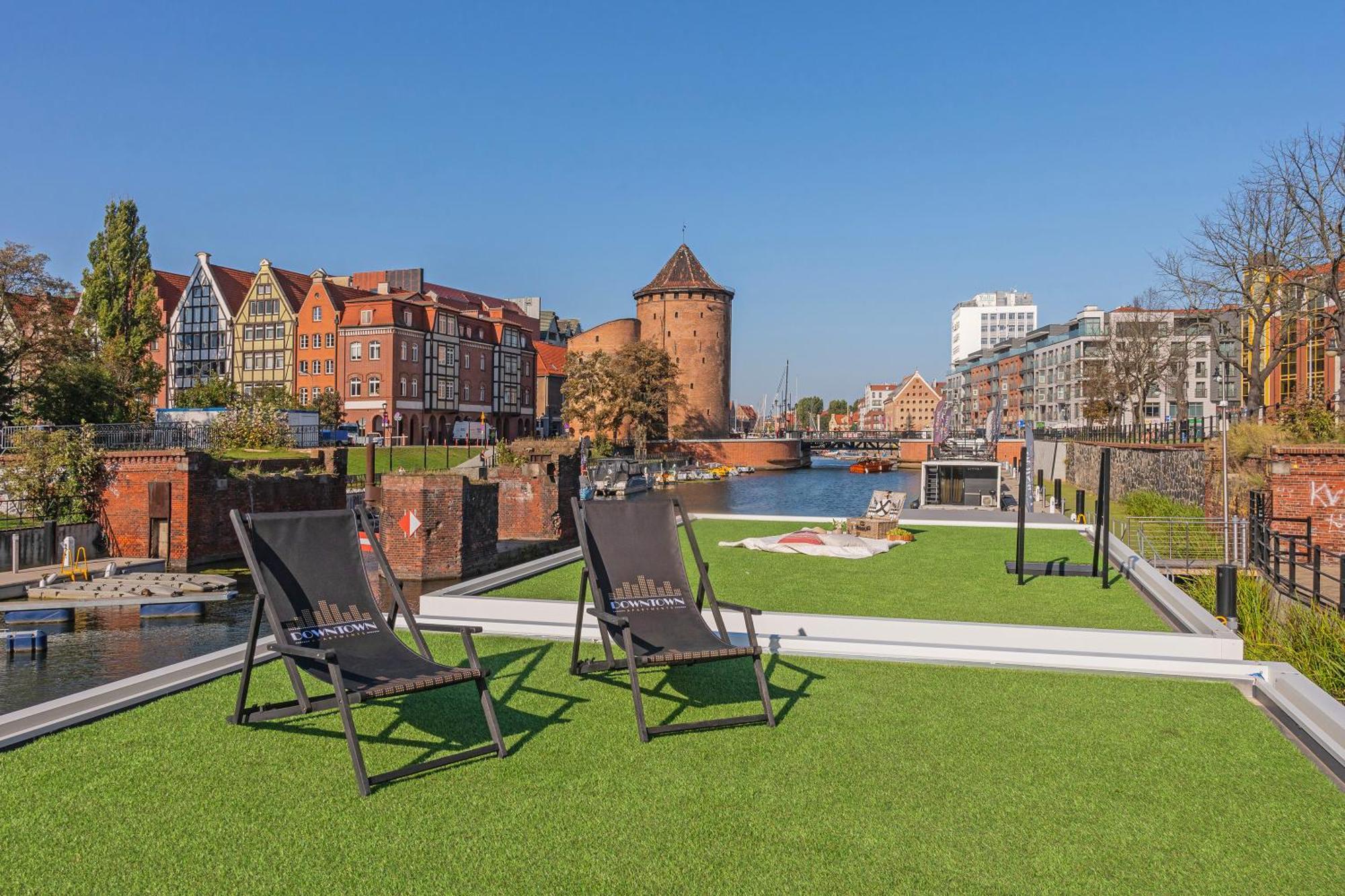 Domy Na Wodzie - La Mare Motlava Houseboats With Sauna By Downtown Apartments Gdańsk Rum bild