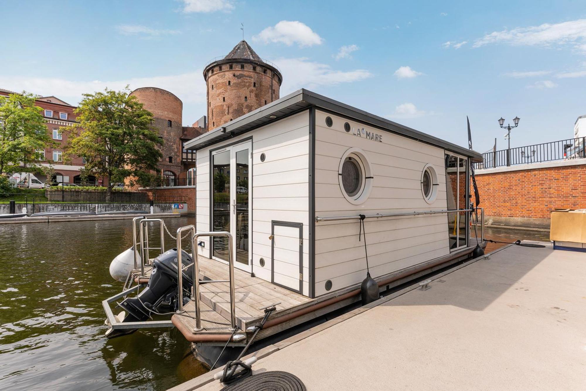 Domy Na Wodzie - La Mare Motlava Houseboats With Sauna By Downtown Apartments Gdańsk Rum bild