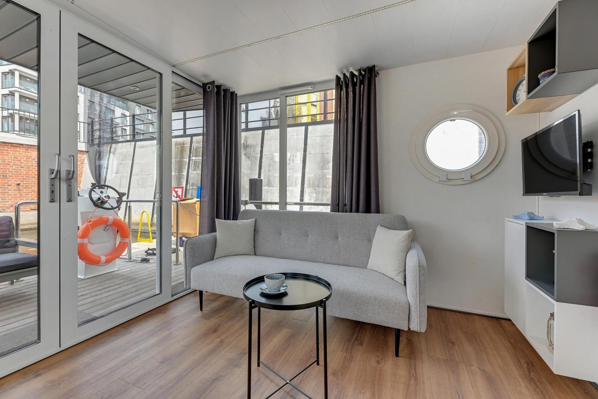 Domy Na Wodzie - La Mare Motlava Houseboats With Sauna By Downtown Apartments Gdańsk Rum bild